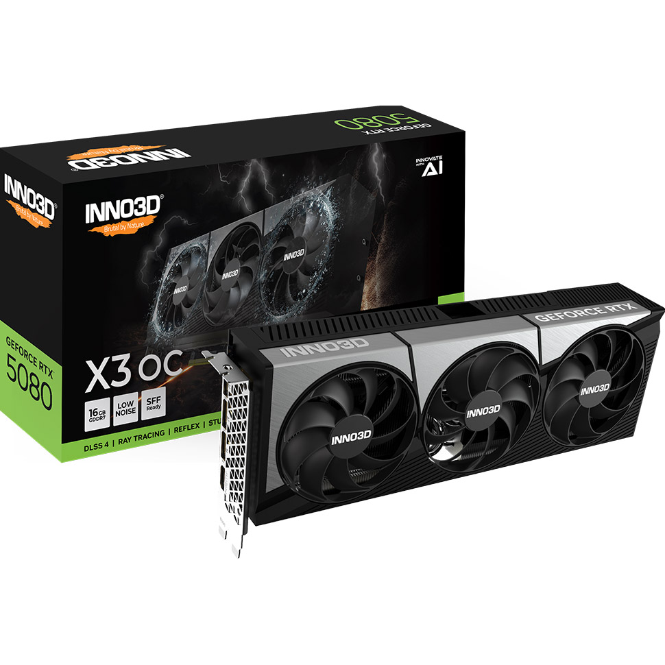 Відеокарта GIGABYTE GeForce RTX 5080 16384Mb WINDFORCE OC SFF (GV